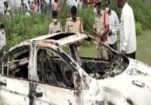 तेलंगाना : कार की डिक्की में बंद कर भाजपा नेता को जिंदा जलाया